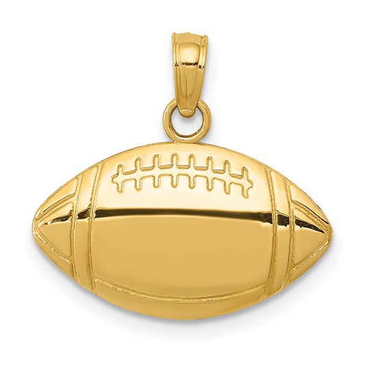 10k Football Pendant